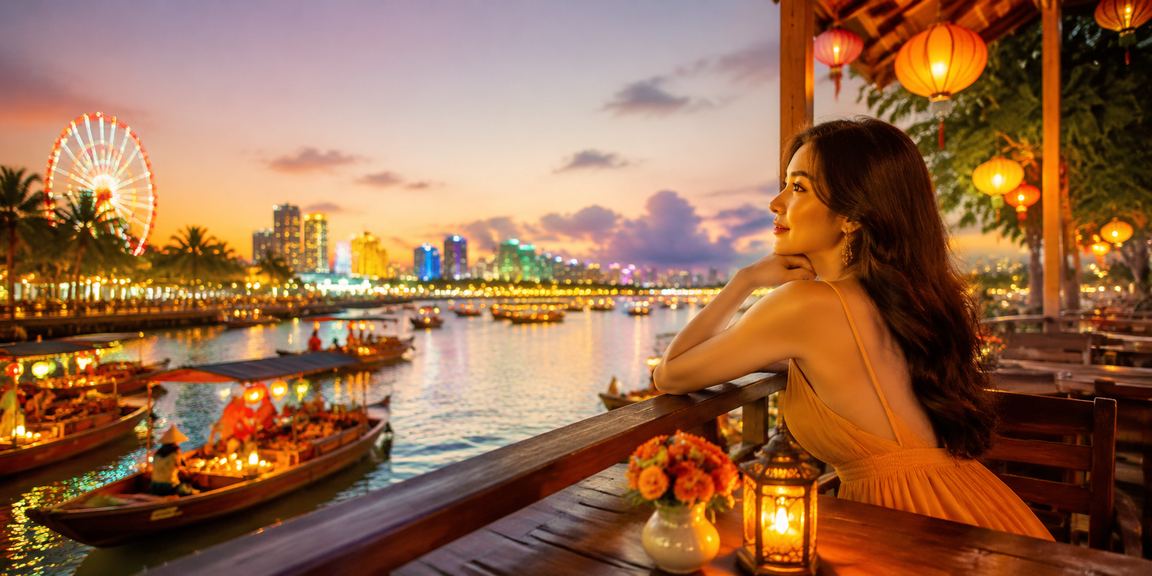 Người dùng tại Đà Nẵng ngồi cà phê theo dõi kèo cược và giải thưởng napthevn