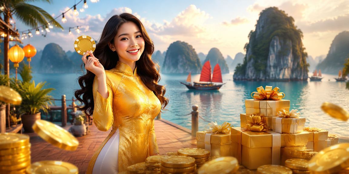 Phụ nữ mặc áo dài tại Hạ Long theo dõi kết quả xổ số và cá cược trực tuyến